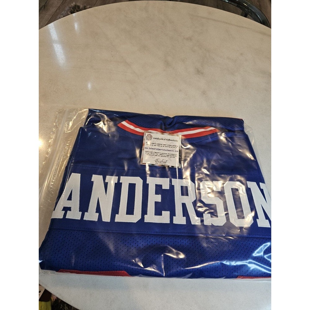 Otis Anderson Autographed/Signed Jersey COA New York Giants Ottis - Picture 6 of 7